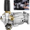 WOJET Pressure Washer Pump, 3-4 Shaft, 3400PSI 2.5GPM, Horizontal Power Washer Pump With Anti-seize, Self-Priming, Replacement Pressure Washer Pump Kit - 1