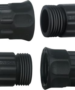 DUSICHIN Garden Hose Connector Pressure Washer Gun to Water Garden Hose Adapter, 3-4 INCHES GHT Male And Female to Power Washer Wand Handle M22 Female Fitting 3-4 GHT To M22 Joint DUS2623 - 1