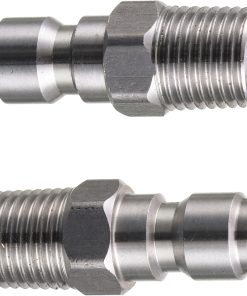 Alternative view of Tool Daily Pressure Washer Coupler, Quick Connect Plug, 1/4 Inch Male NPT Fitting, 5000 PSI, 2-Pack