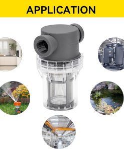 Alternative view of 1/2'' Female NPT in-Line Strainer - Garden Hose Filter for High Pressure Washer, Sediment Filter with 30 Mesh Stainless Steel Screen (1/2'' 30 Mesh)