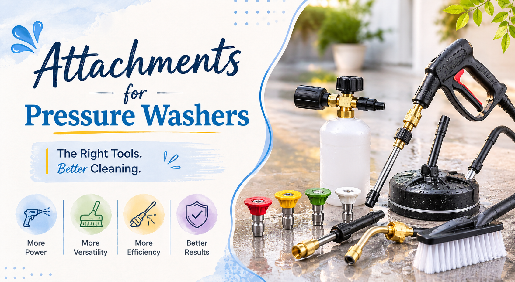Attachments For Pressure Washers