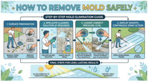 How to Remove Mold with a Pressure Washer