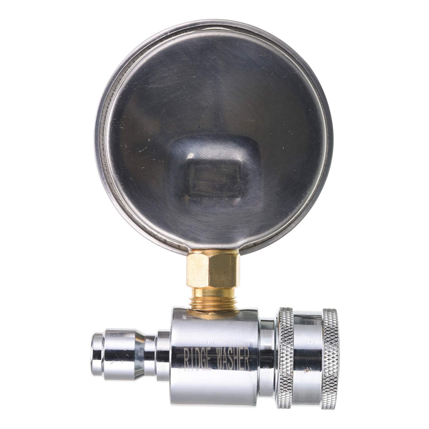 RIDGE WASHER Pressure Washer Gauge with 3/8 Inch Quick Connect Socket and Plug, 6000 PSI - Image 4