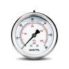 SENCTRL 0-60 Psi Glycerin Liquid Filled Low Pressure Gauge, 2.5 Dial Size, 1-4 NPT Back Mount, Stainless Steel Case, for Pool Sand Filter Pump Tire Water Oil Air Pressure Test - 1
